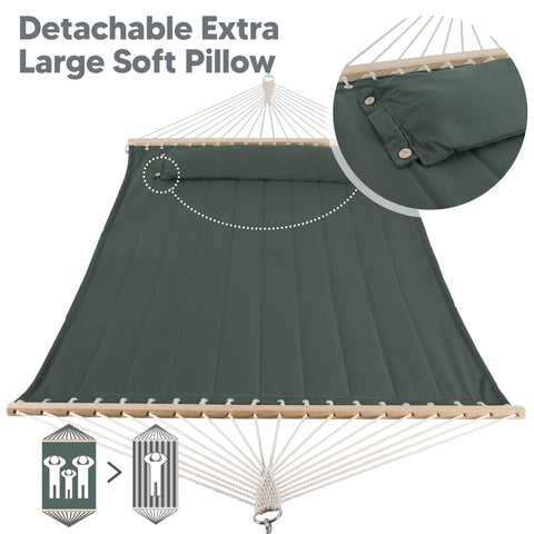 SUNCREAT barra de madera extendida de 55 pulgadas, estabilidad visual y estilo