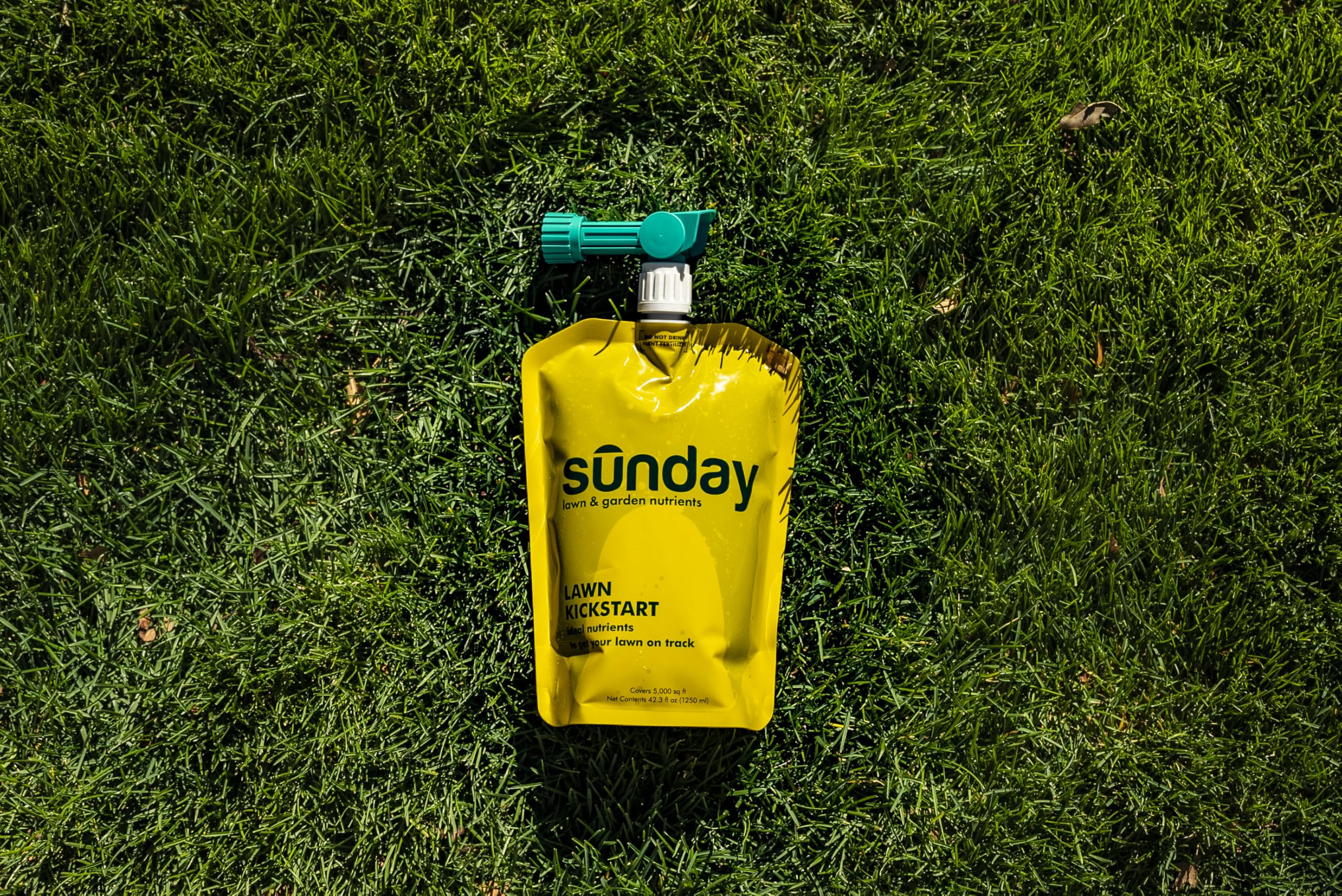 SUNDAY césped más verde tras uso, mejora visible en pocas jornadas
