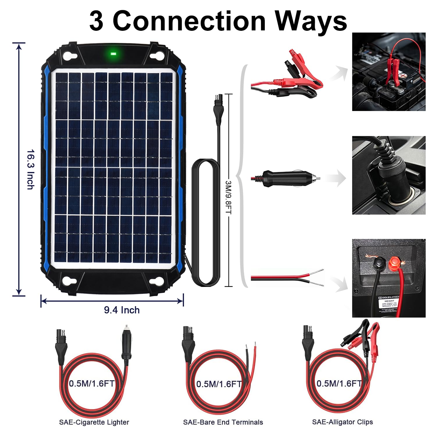 SUNER POWER vistas de conectores y cables plug-and-play para fácil instalación