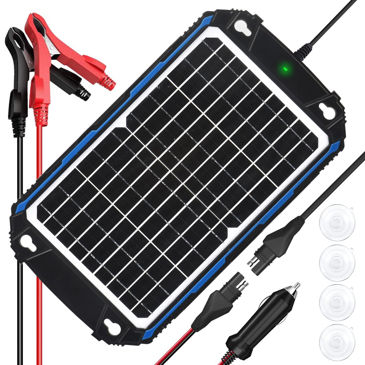 SUNER POWER panel frontal resistente, muestra diseño y protección climática
