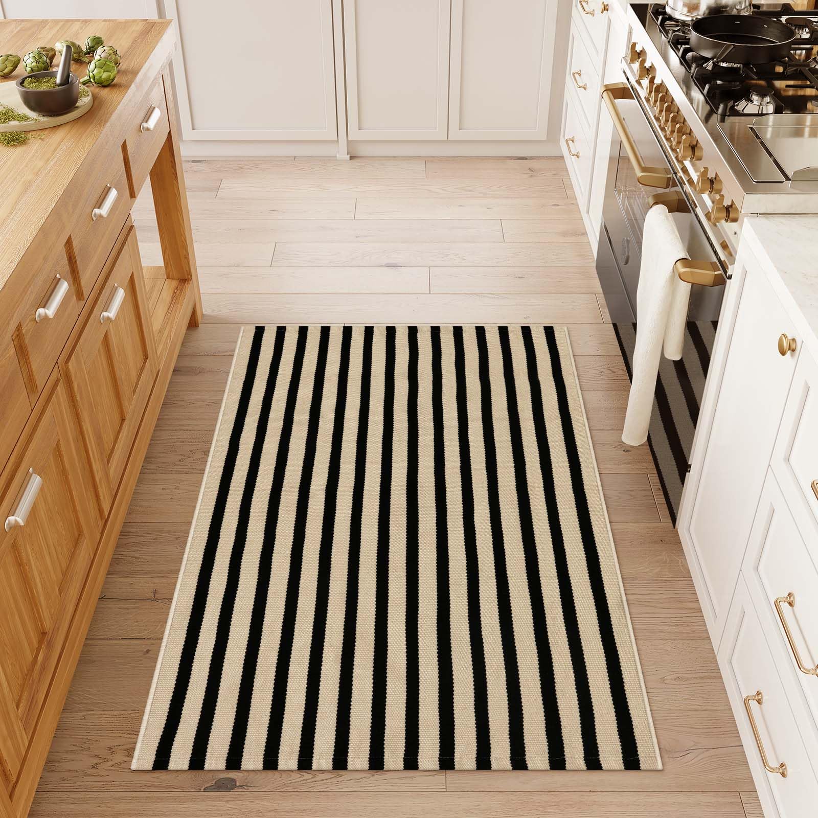 Sungea felpudo con decoraciones otoñales integrado en decoración