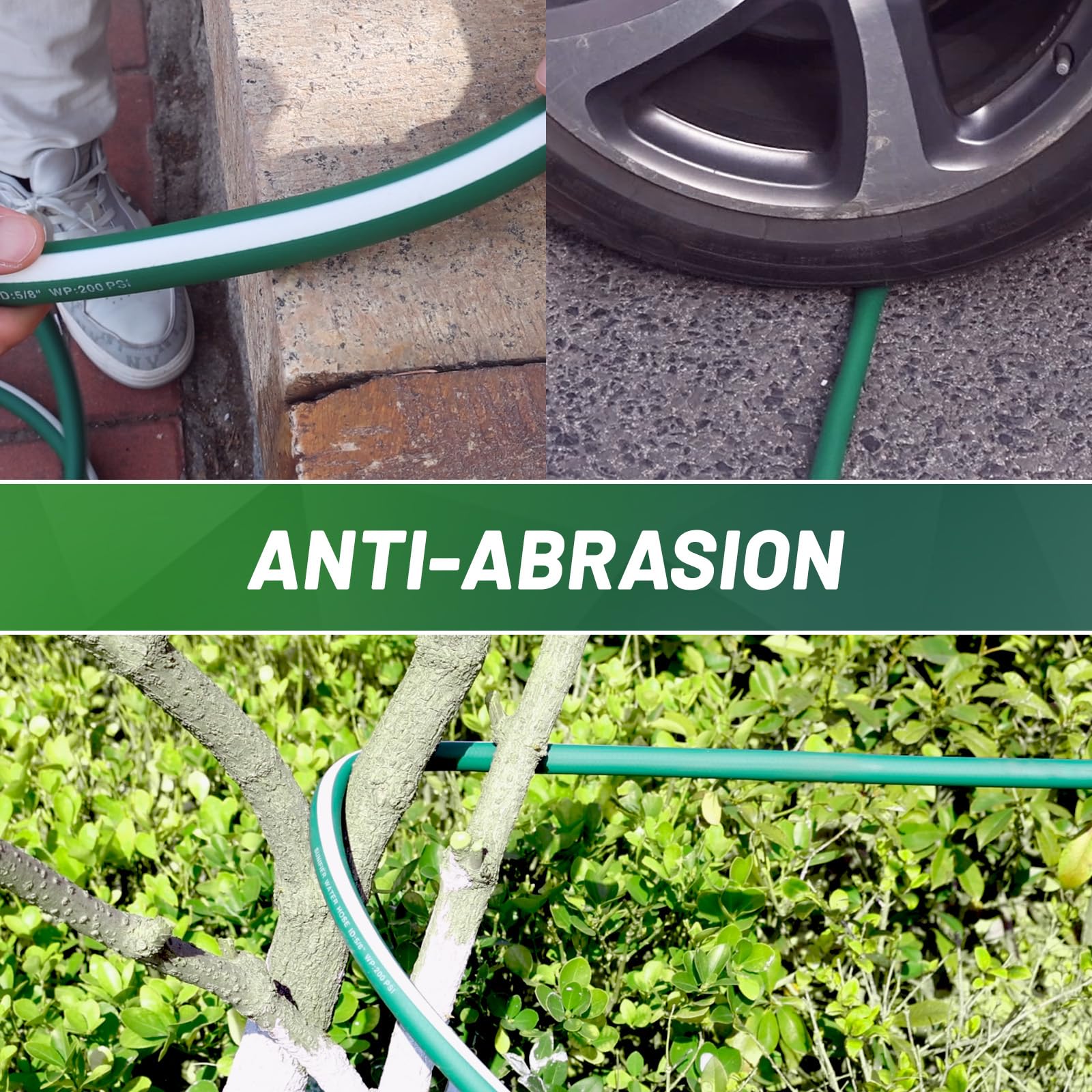 Sunifier manguera usada para bañar una mascota, control de caudal y suavidad