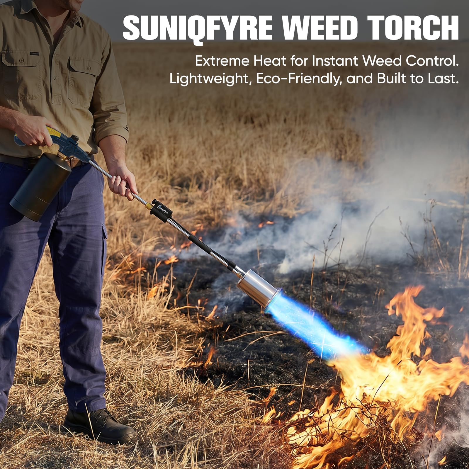 SuniqFyre boquilla de acero enfocada para calor concentrado y durabilidad