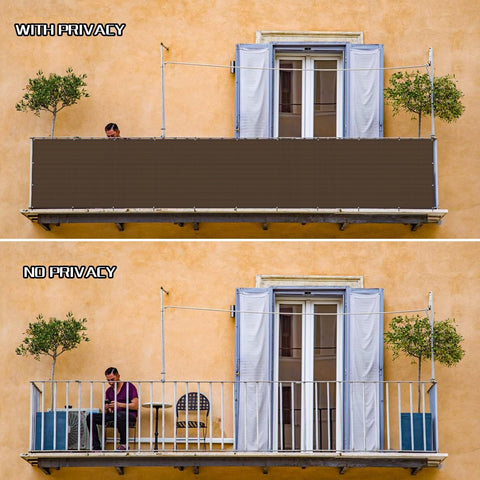 SUNLAX comparación de tamaño 2.5'x7' para medir la barandilla claramente