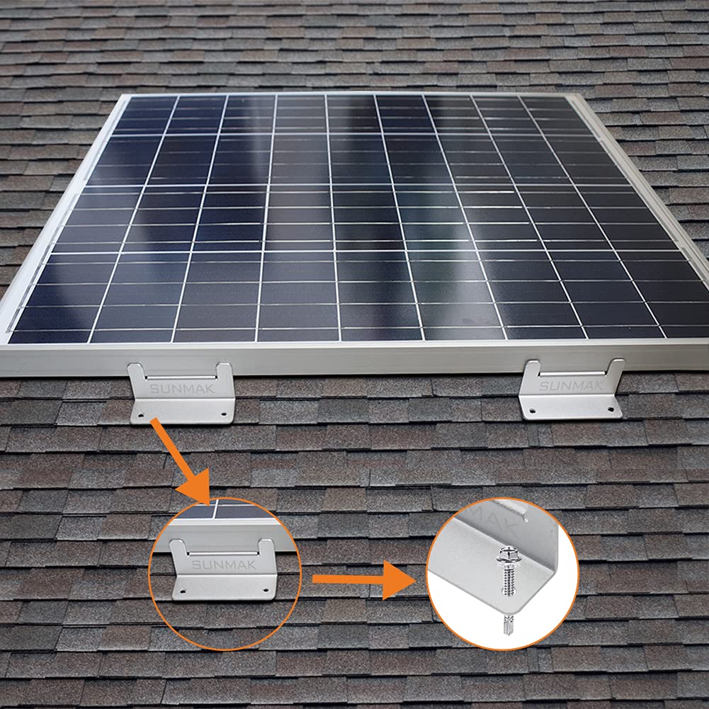 SUNMAK comparación de tamaño junto a panel solar, visualiza escala y compatibilidad