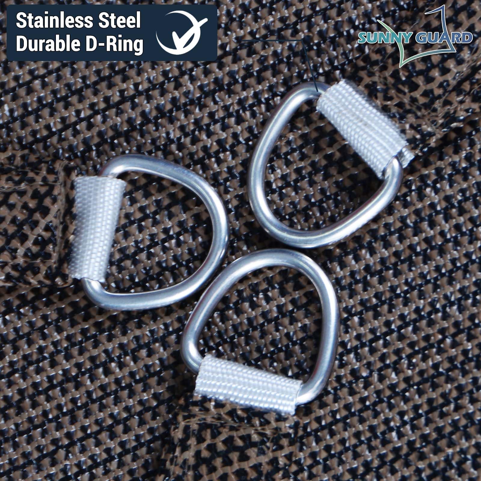 SUNNY GUARD cuerdas incluidas en el paquete para montaje inicial y ajuste rápido