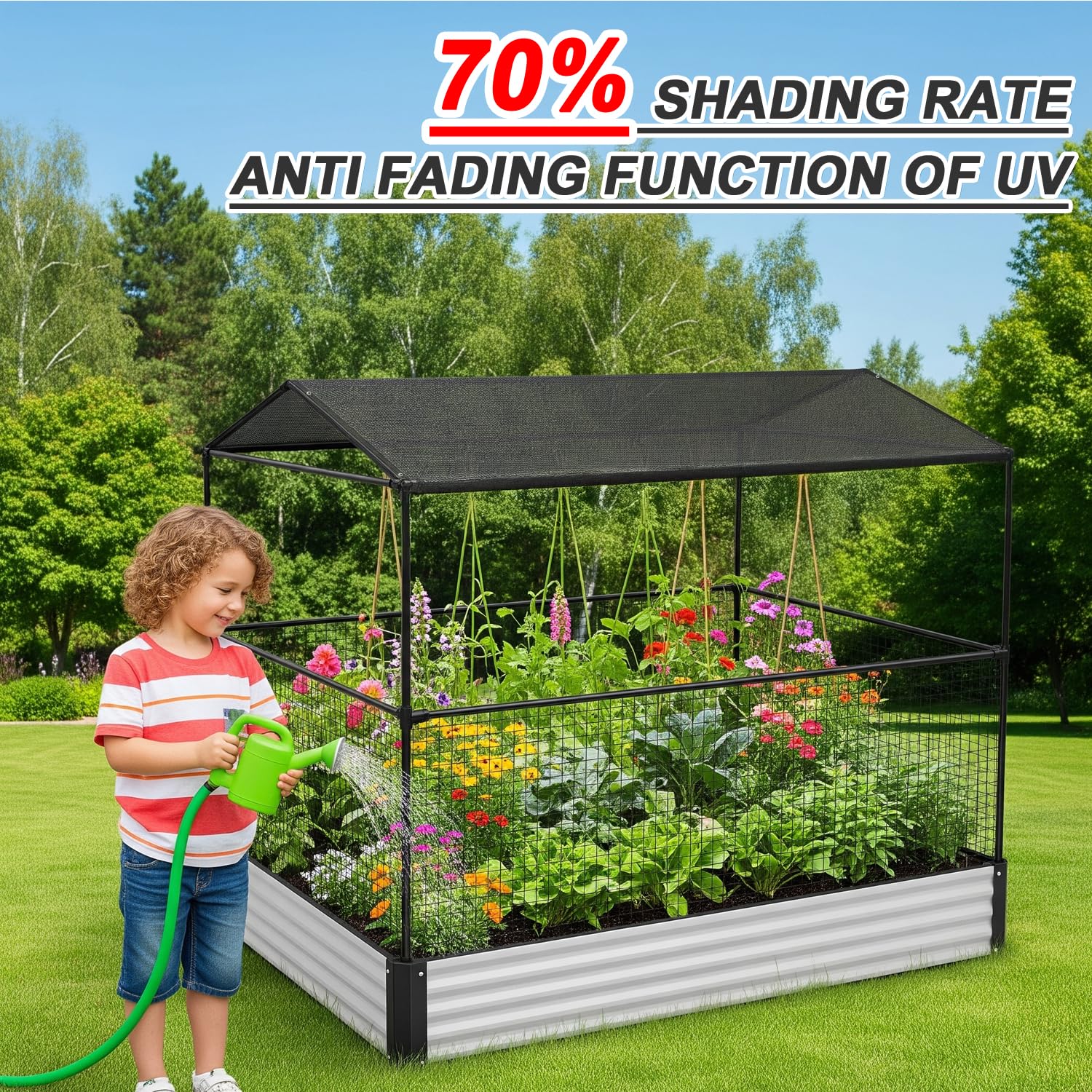 SUNNY GUARD ojales de aluminio reforzados listos para fijar con seguridad