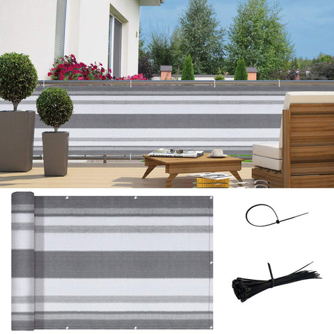SUNNY GUARD etiqueta del material HDPE indicando seguridad y resistencia