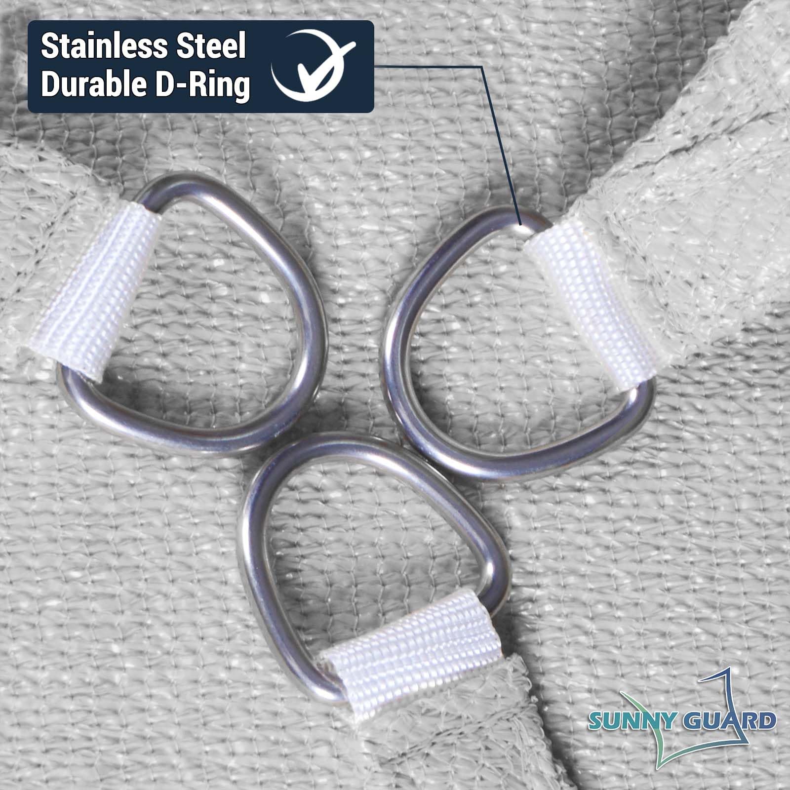 SUNNY GUARD etiqueta del material informa bloqueo UV y calidad