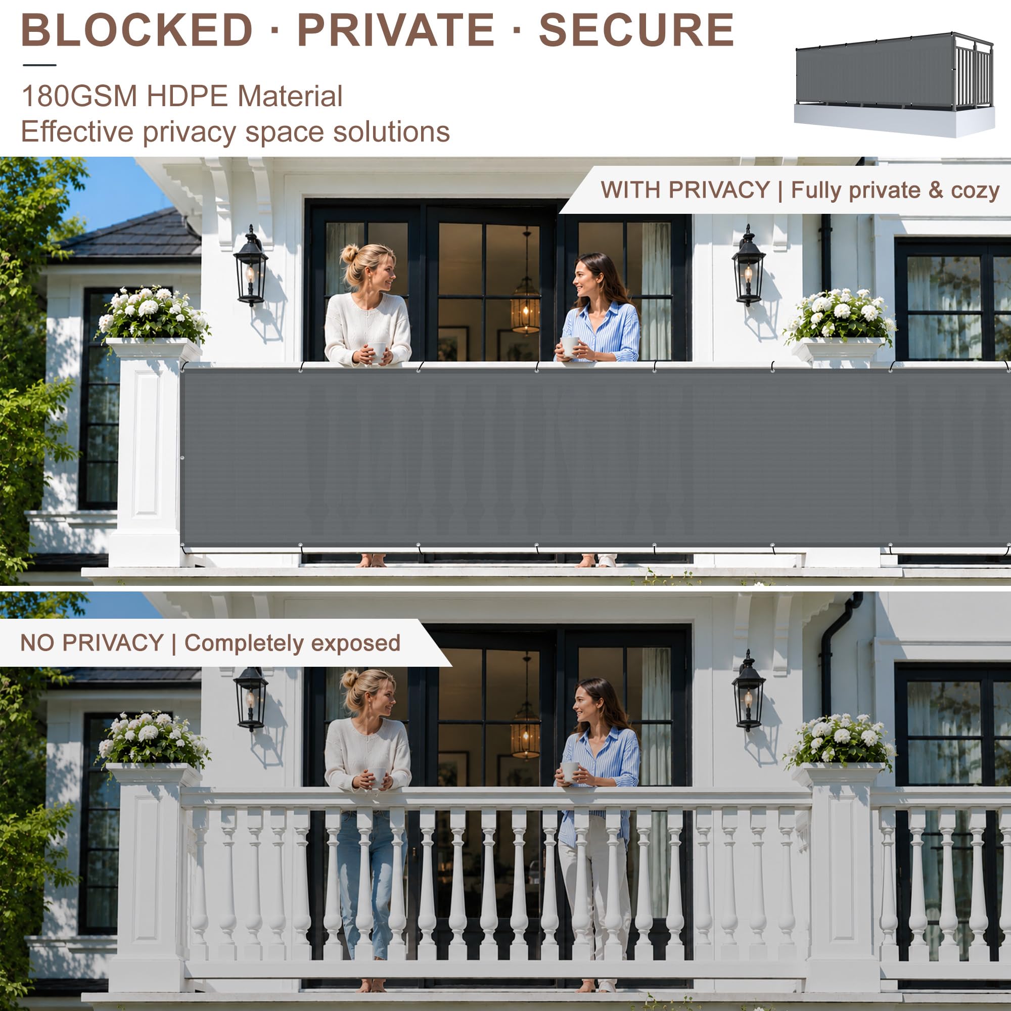 SUNNY GUARD ojales de aluminio reforzados que aseguran fijación duradera