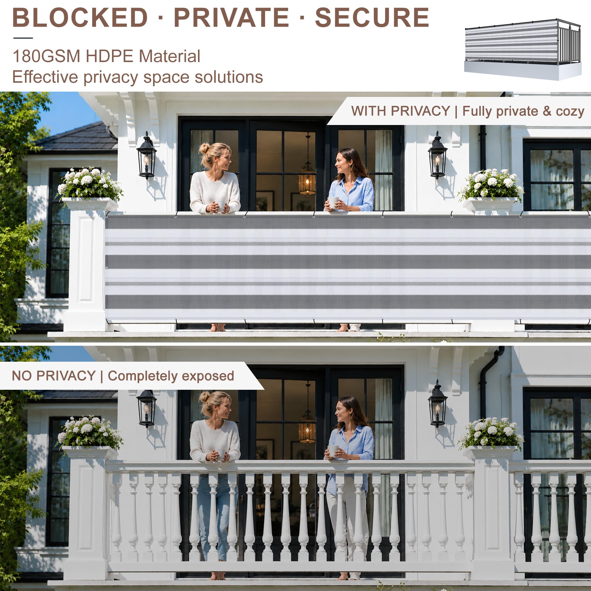 SUNNY GUARD ojales de aluminio reforzados para una fijación segura