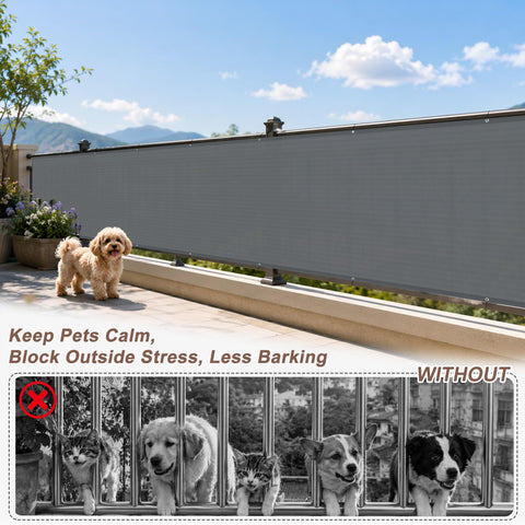 SUNNY GUARD textura HDPE a corta distancia que muestra ventilación y robustez