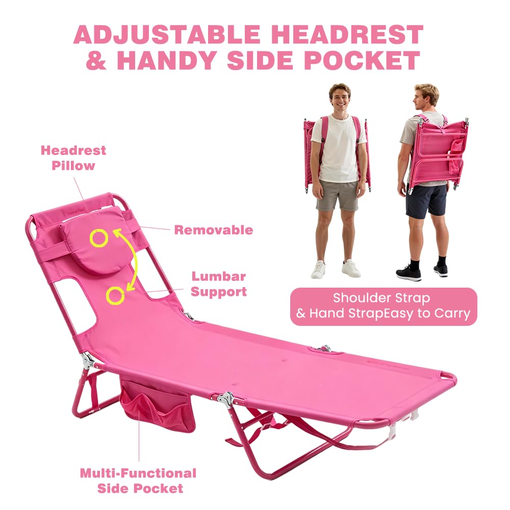 SUNNYFEEL correas de mochila acolchadas facilitan transporte manos libres