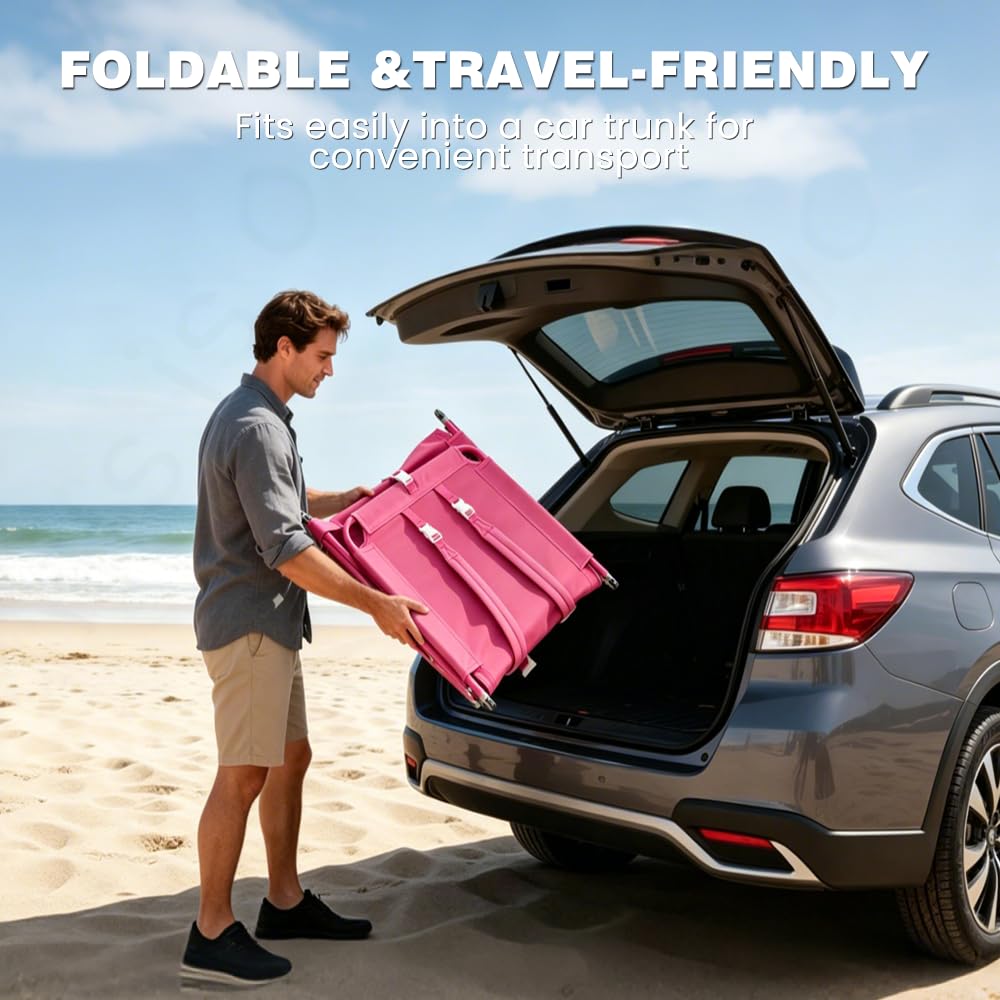 SUNNYFEEL tumbona plegada compacta lista para guardar o llevar