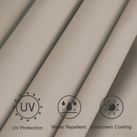 Sunnyglade primer plano tejido poliéster 180g resistente al exterior