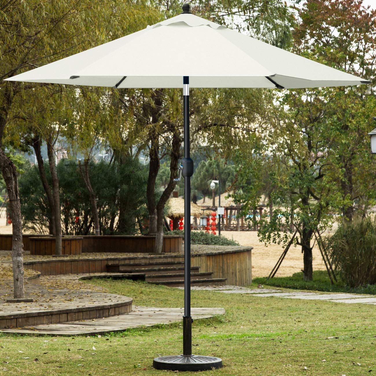 Sunnyglade mástil de aluminio desmontable para almacenamiento cómodo