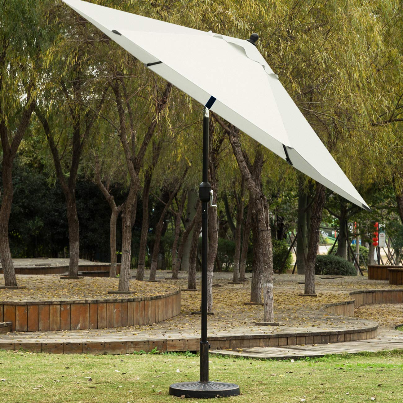 Sunnyglade detalle de tela poliéster resistente que repele el sol