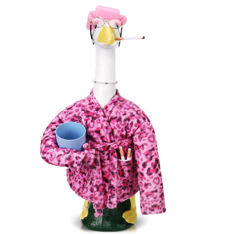 Sunnymove oca de porche con bata rosa frontal aporta humor al porche