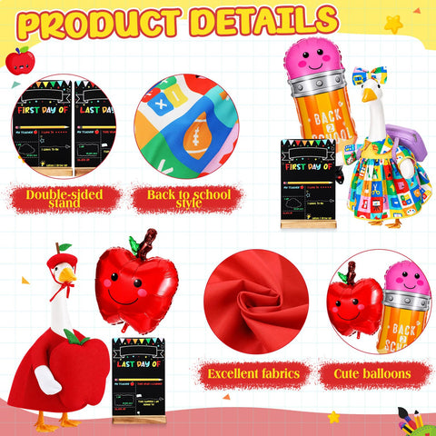 Sunnymove globos con forma de lápiz colocados en la figura para fotos festivas