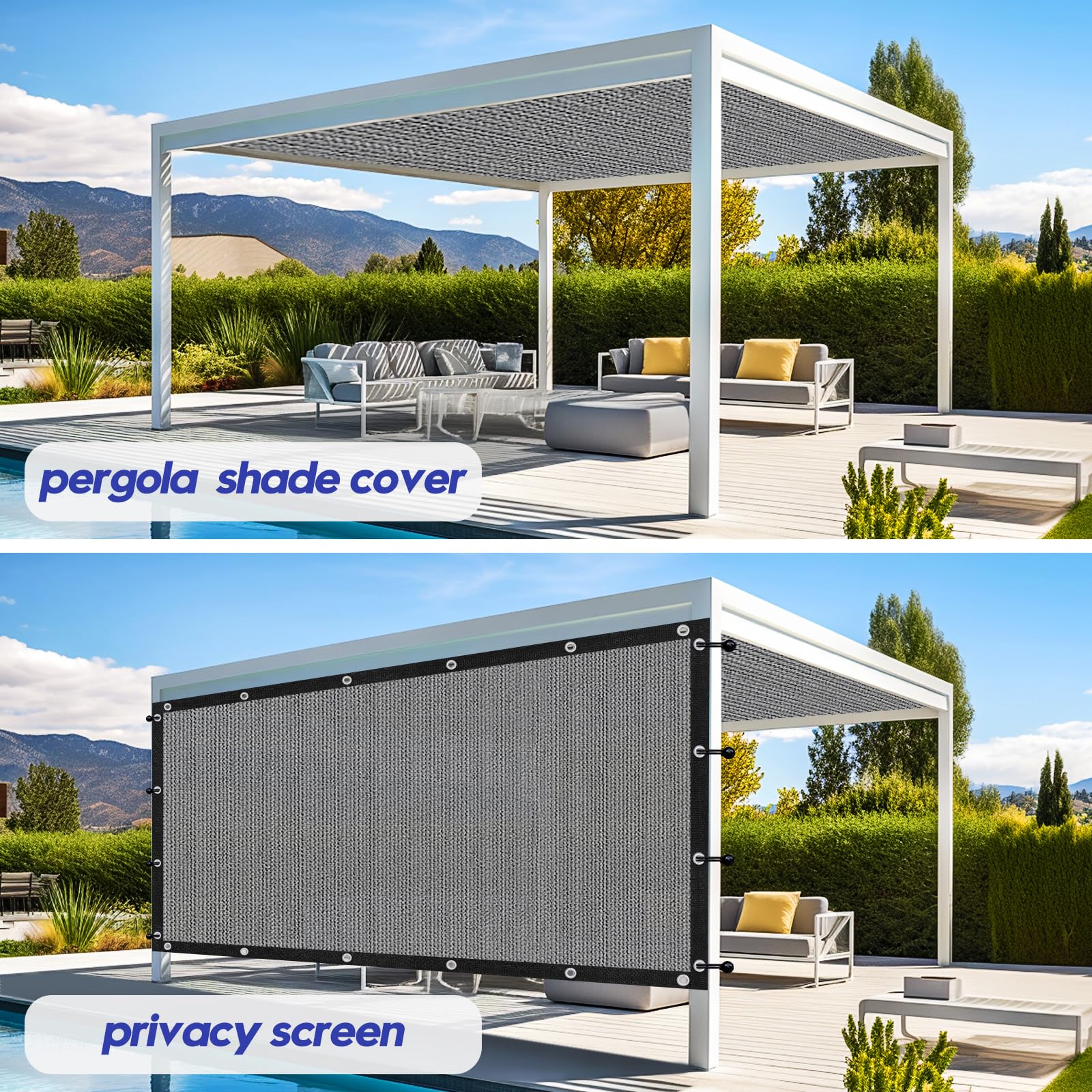 Sunocity accesorios incluidos bridas y cuerdas para montaje rápido y firme