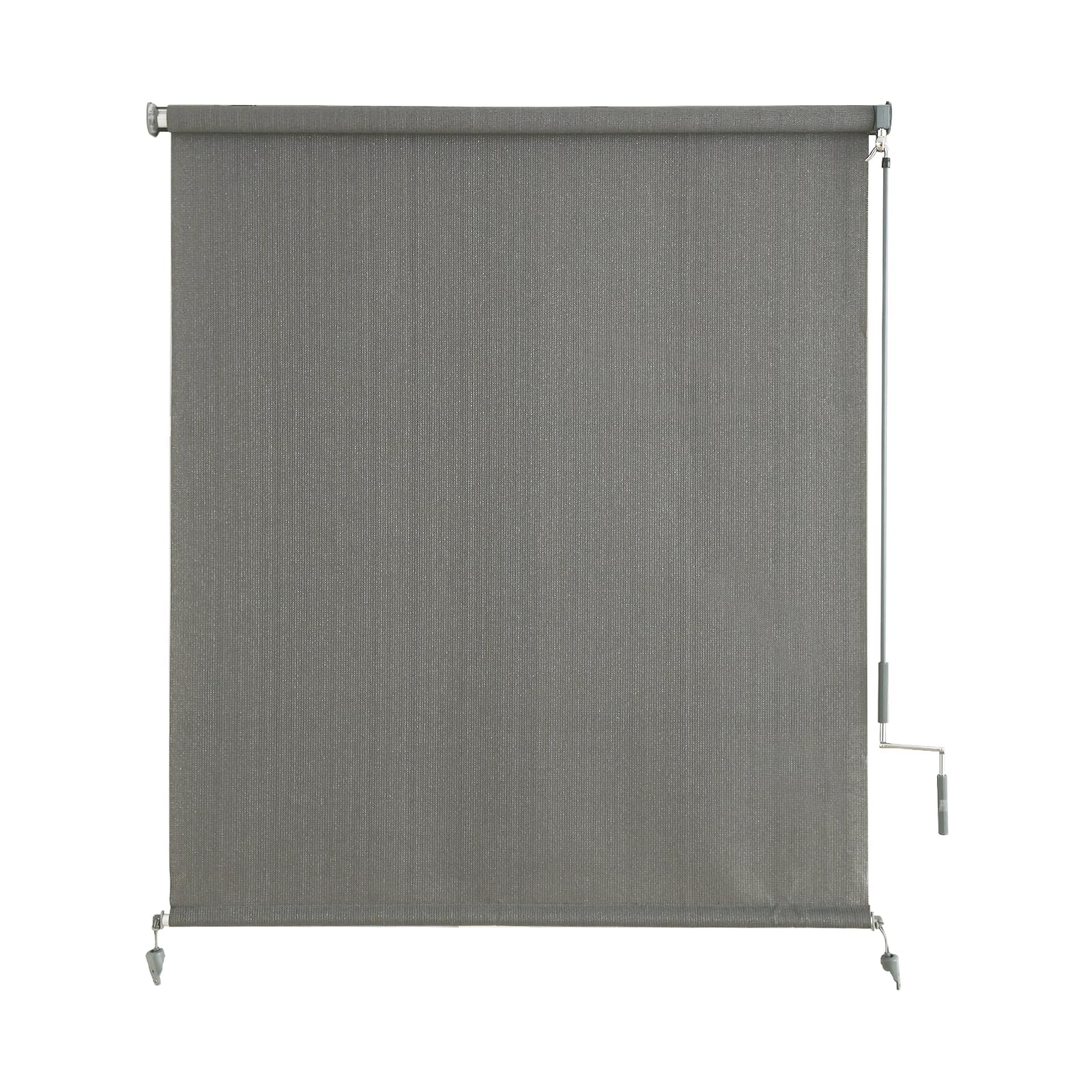 sunoff vista frontal de cortina enrollable mostrando privacidad y estilo