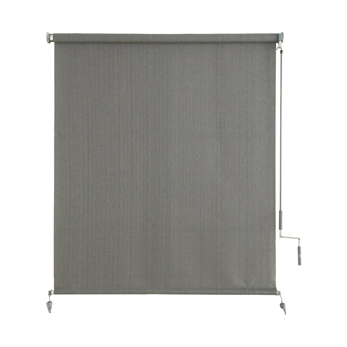 sunoff vista frontal de cortina enrollable mostrando privacidad y estilo