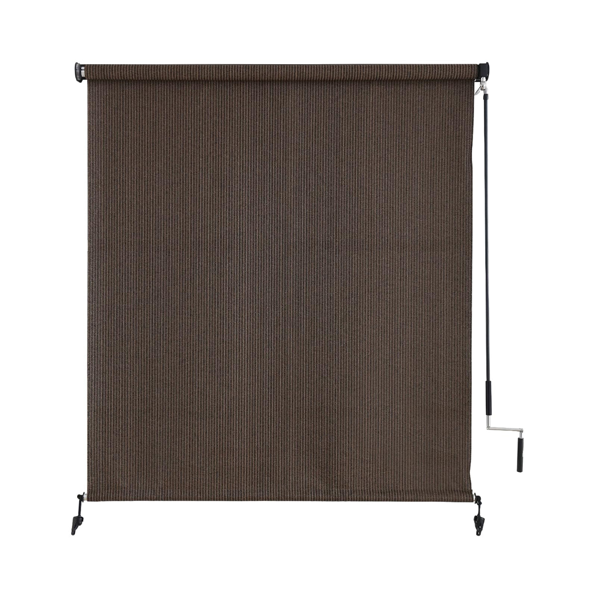 sunoff cortina enrollable frontal mostrando privacidad y estilo