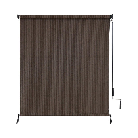 sunoff cortina enrollable frontal mostrando privacidad y estilo