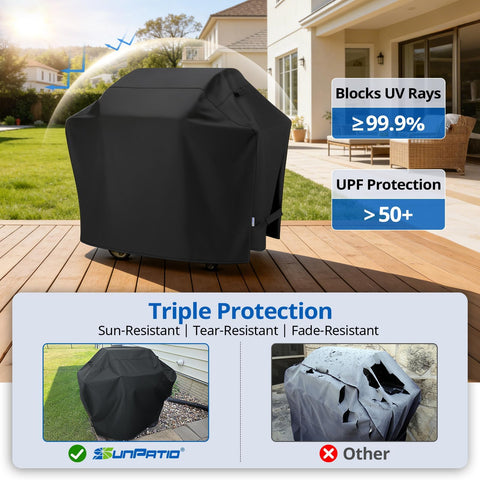 SunPatio correas ajustables que aseguran la funda contra viento