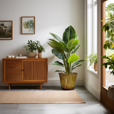 SUNPOTFOR maceta con planta en interior mejora la estética y cuidado