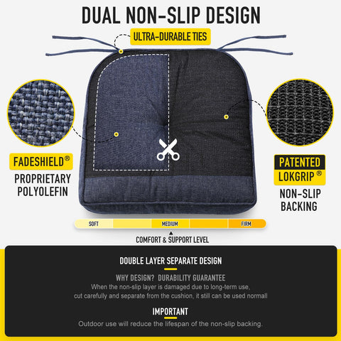SUNROX reverso LokGrip antideslizante asegurando fijación estable en la silla