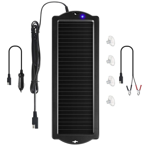 Sunway Solar panel frontal mostrando tamaño compacto y ventaja de mantenimiento
