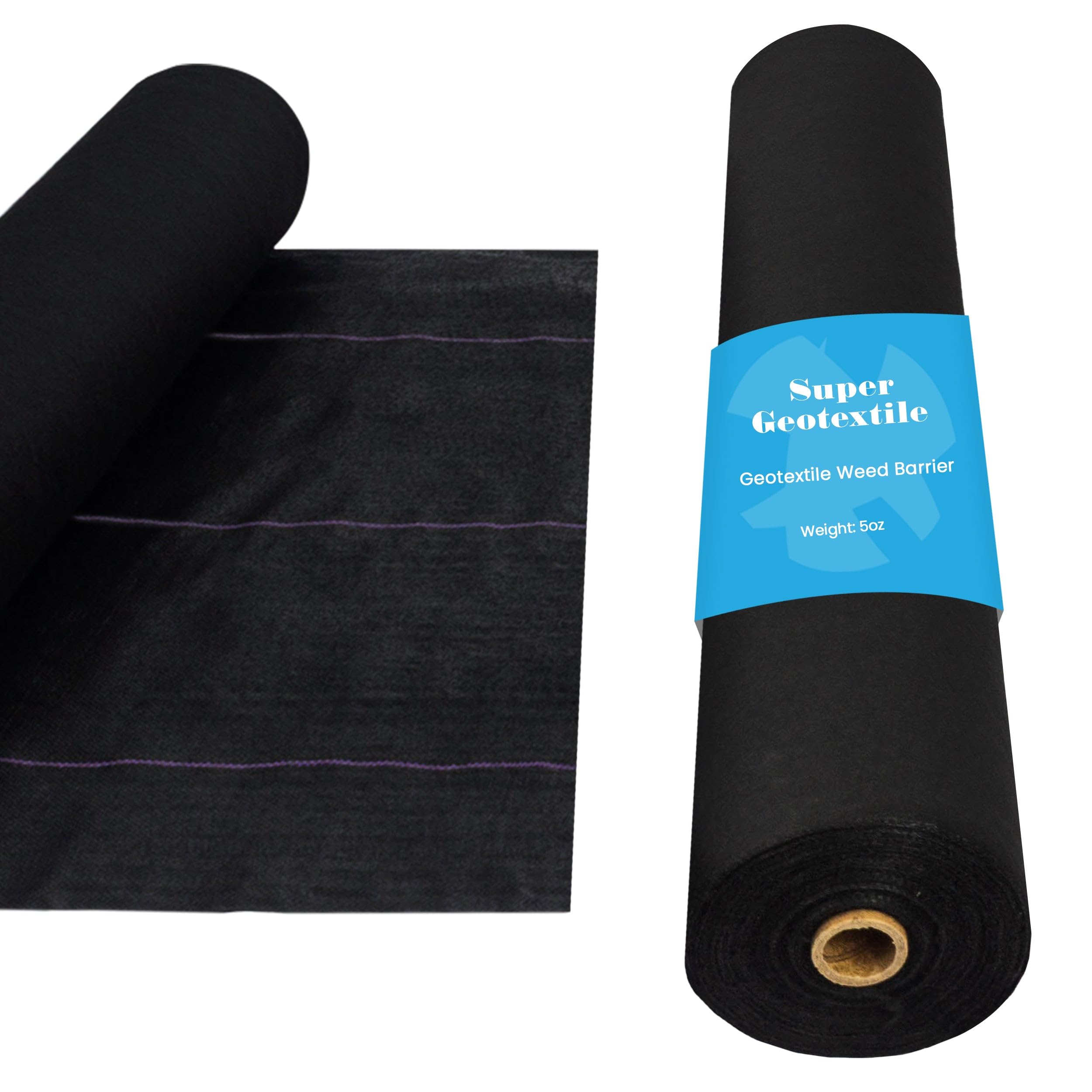 Super Geotextile cubierta con mulch protegiendo contra rayos UV