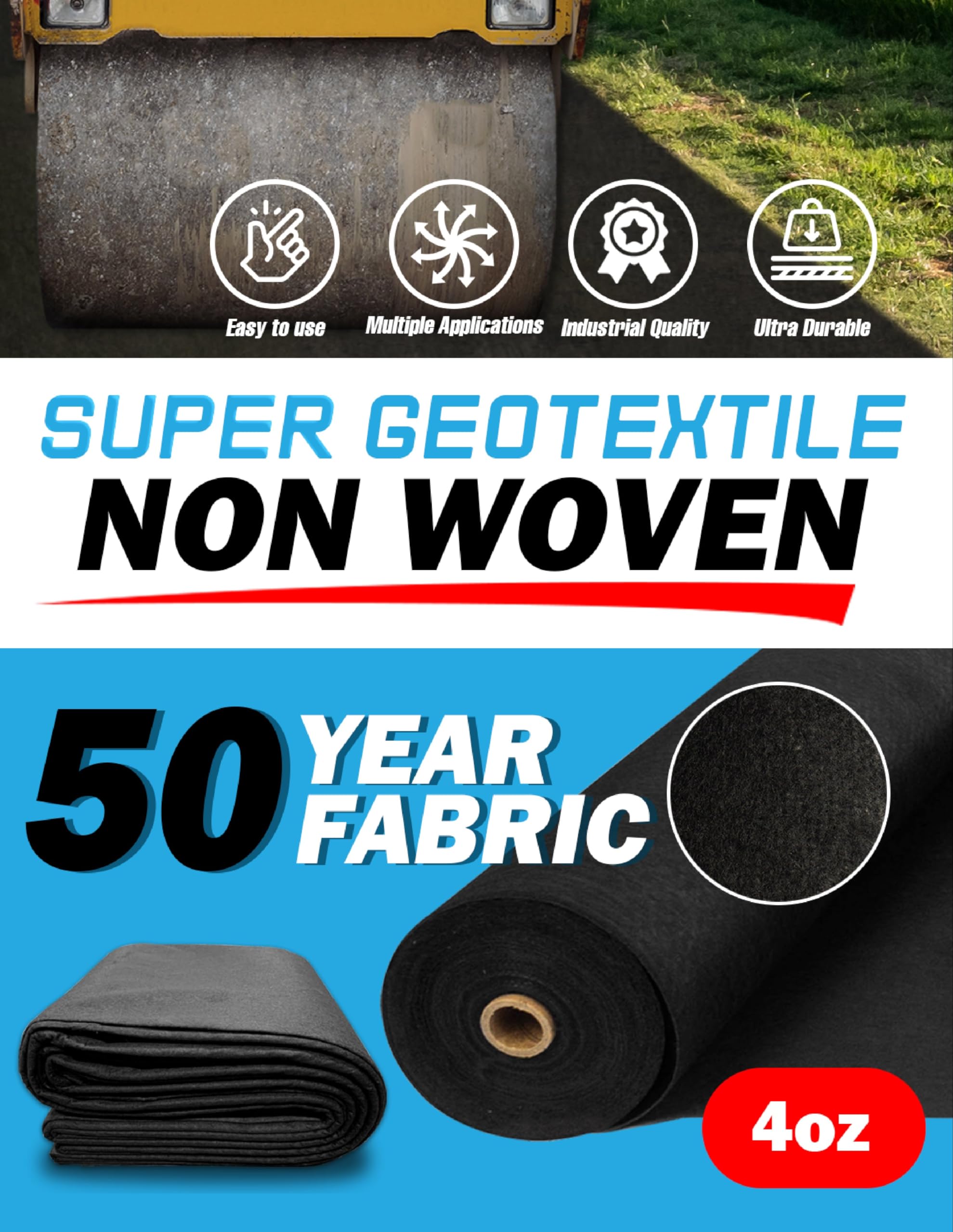 Super Geotextile usado en muro de contención aportando estabilidad al suelo