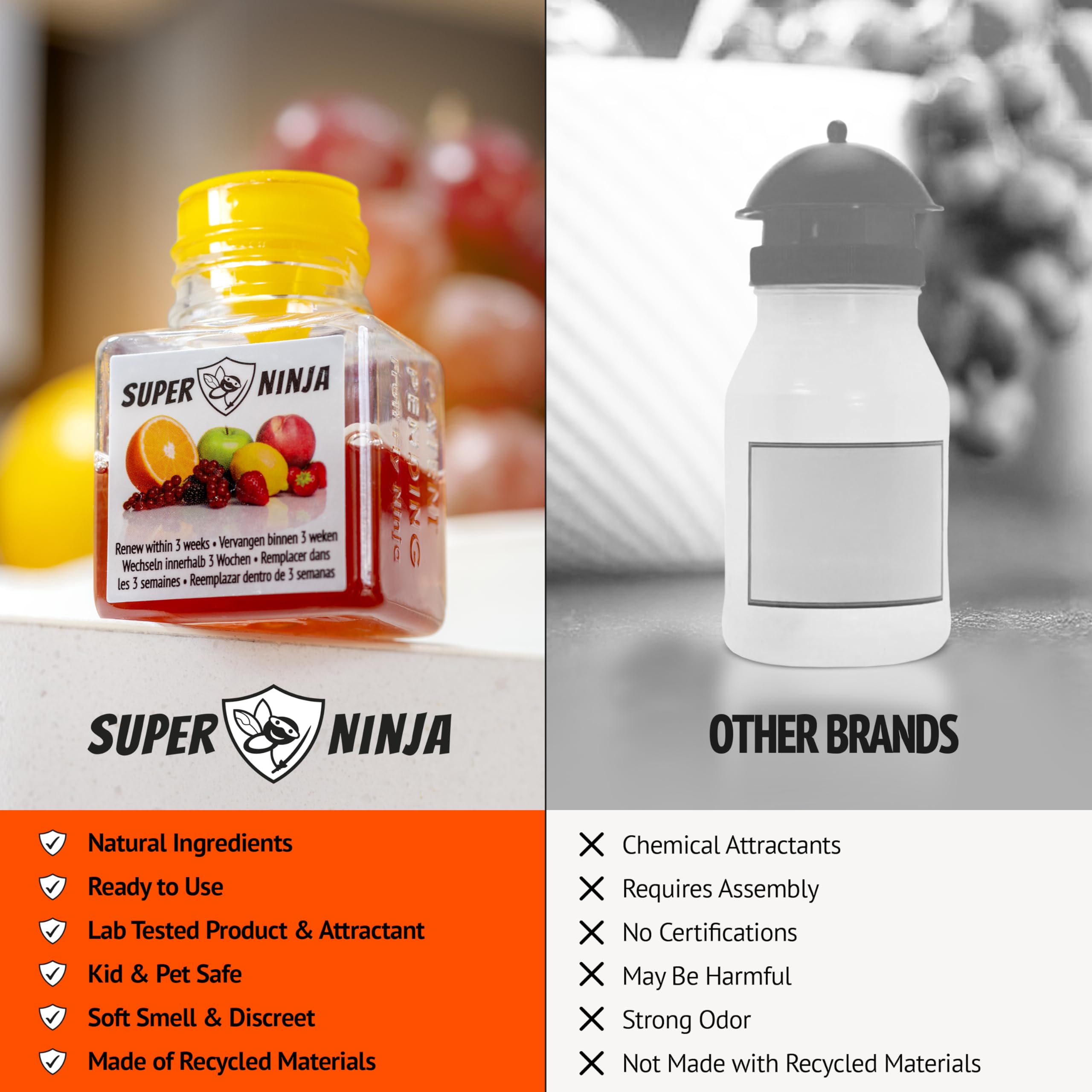 Super Ninja en cocina real mostrando integración estética y eficacia