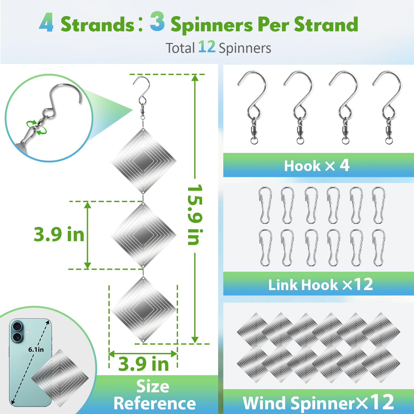 Superlong detalle acero inoxidable muestra durabilidad y resistencia