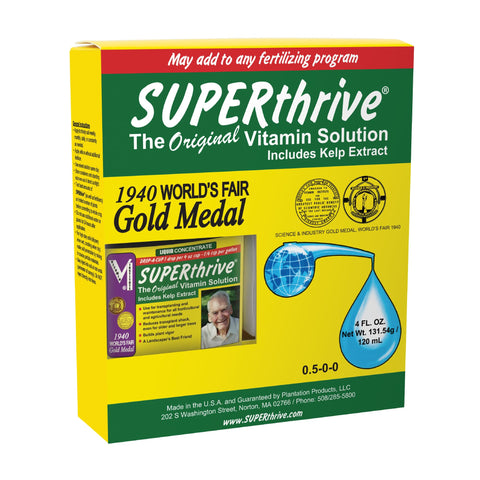 SUPERthrive gota del líquido concentrado mostrando textura y beneficio de fácil mezcla