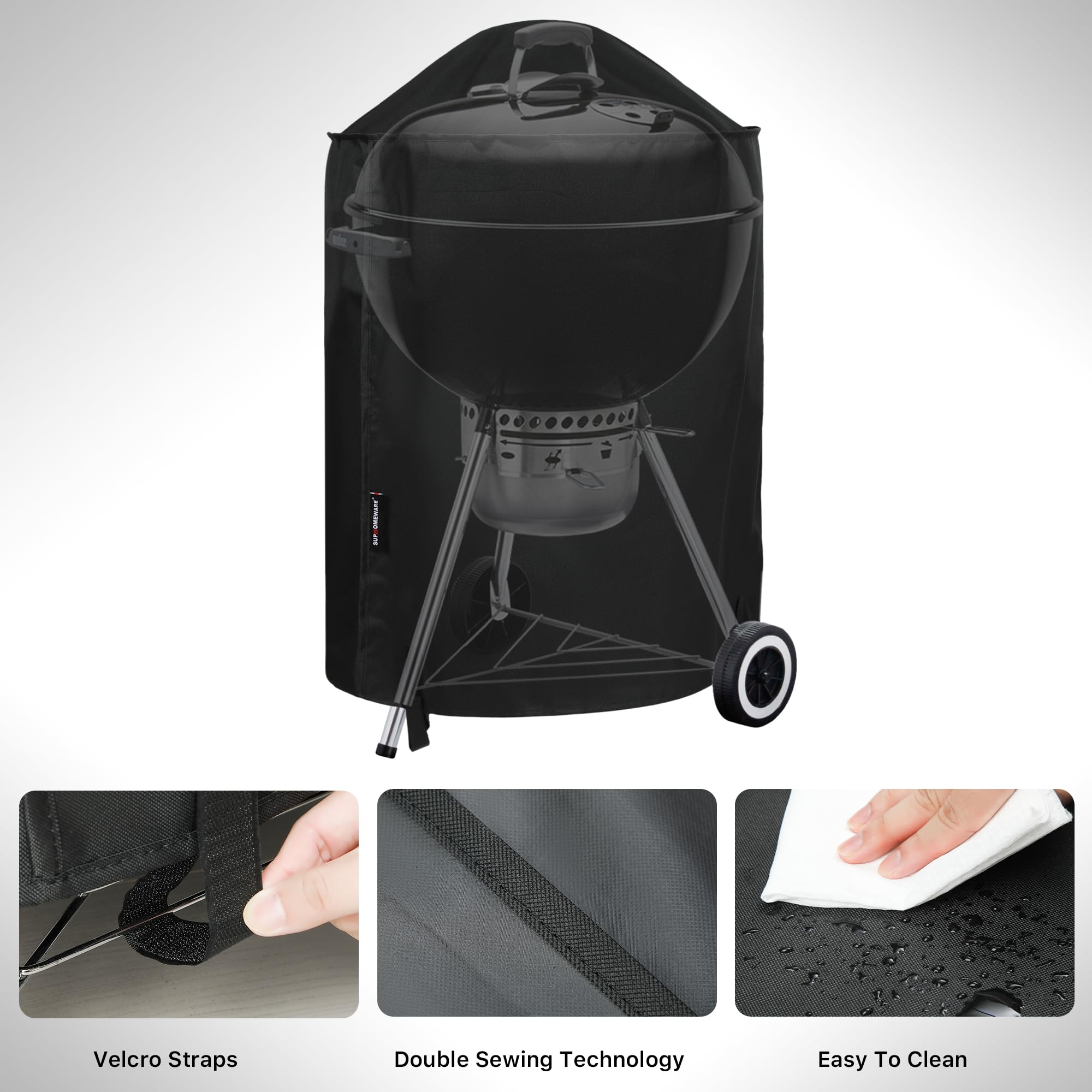 Suphomeware comparación de tamaño encaje preciso para 18" kettle