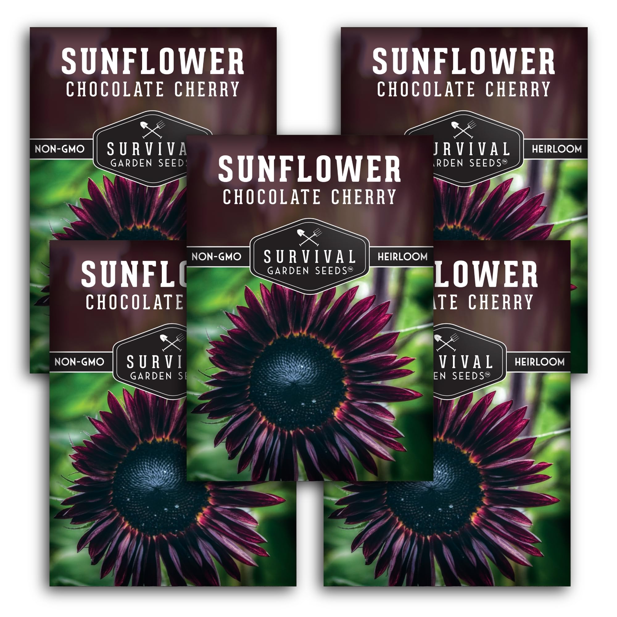 SURVIVAL GARDEN SEEDS paquete frontal muestra beneficios de siembra