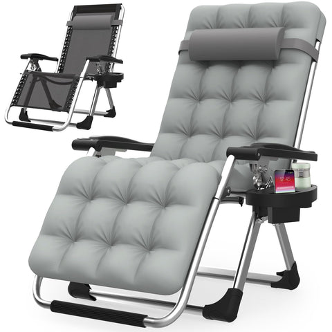 Suteck silla zero gravity vista frontal mostrando diseño robusto y comodidad