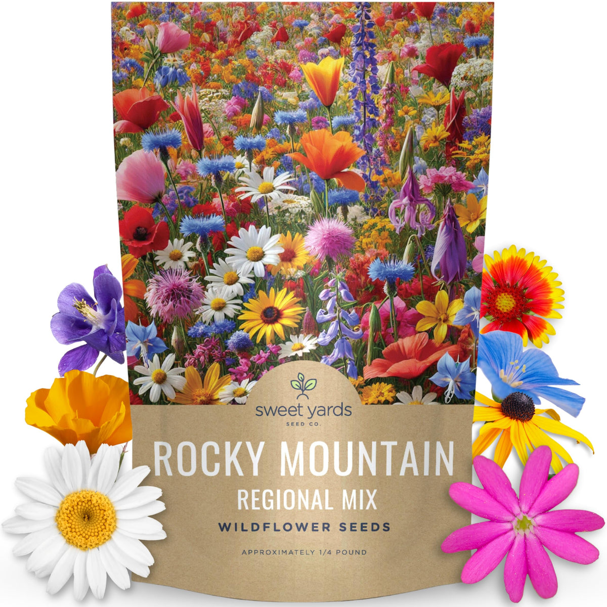 SWEET YARDS bolsa frontal Rocky Mountain muestra contenido y fácil almacenamiento