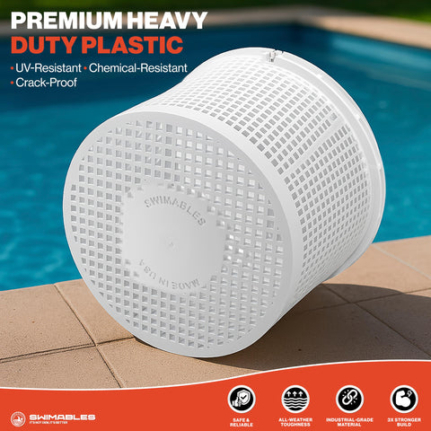 Swimables asa de acero inoxidable con goma para agarre cómodo
