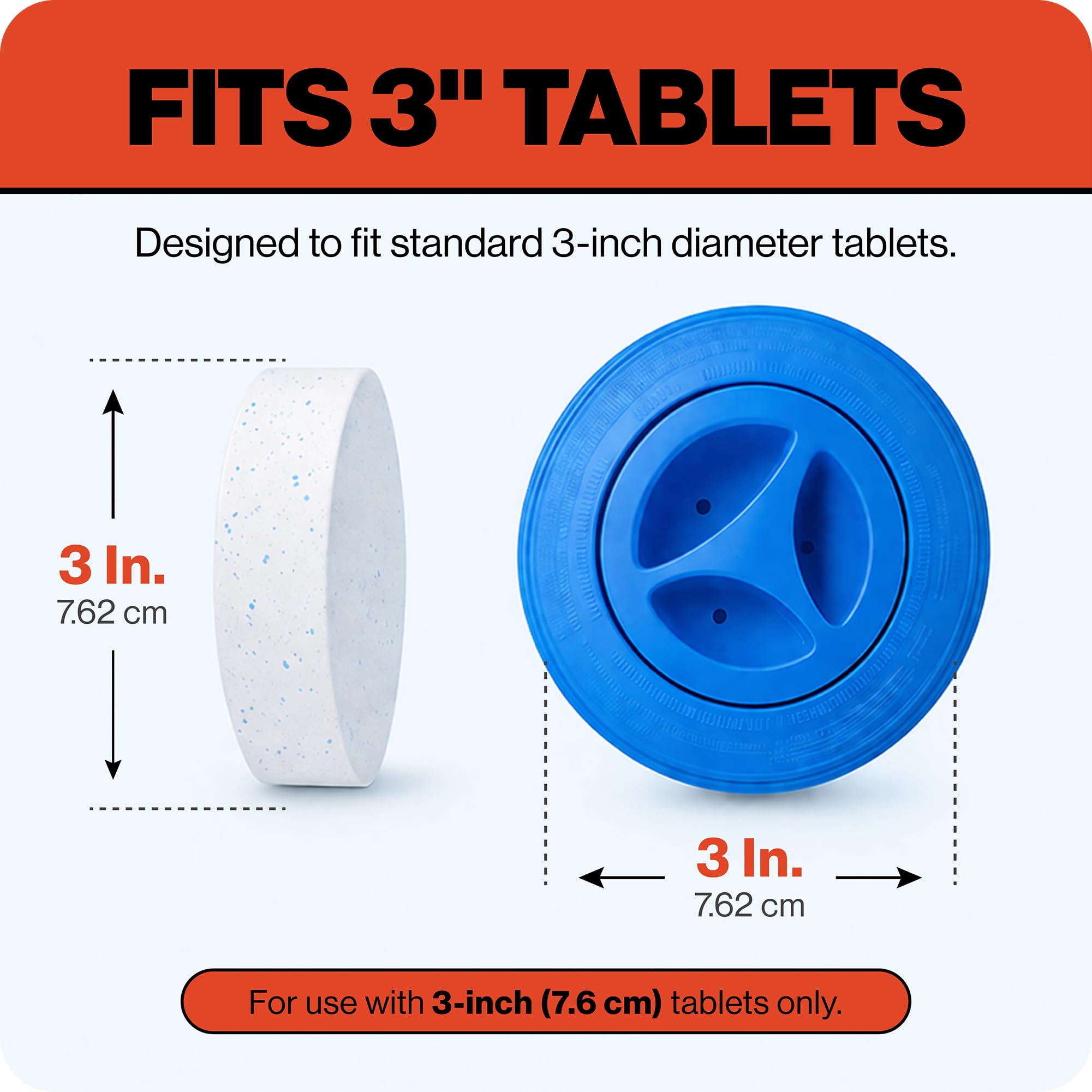 Swimables flotador en piscina distribuyendo cloro de forma uniforme
