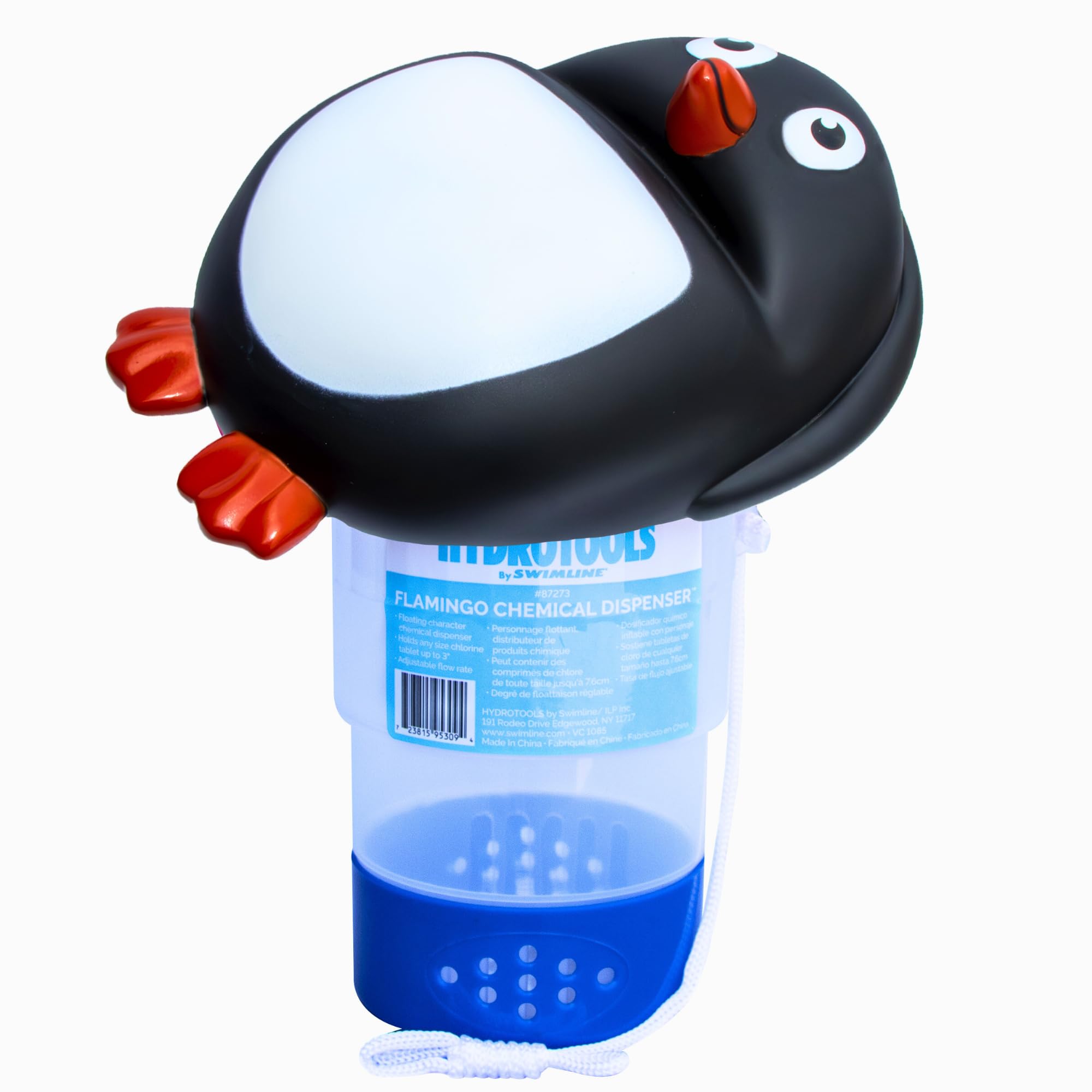 Swimline Cool Penguin vista frontal mostrando diseño y flotación práctica