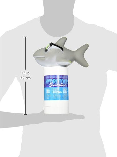 Swimline dispensador abierto con tabletas, carga rápida y sencilla