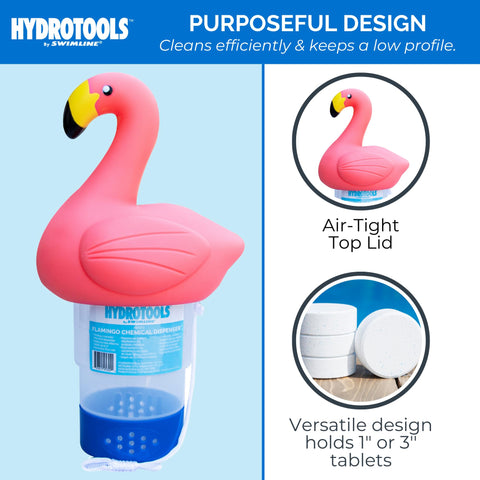 Swimline Flamingo material reforzado resistente a químicos