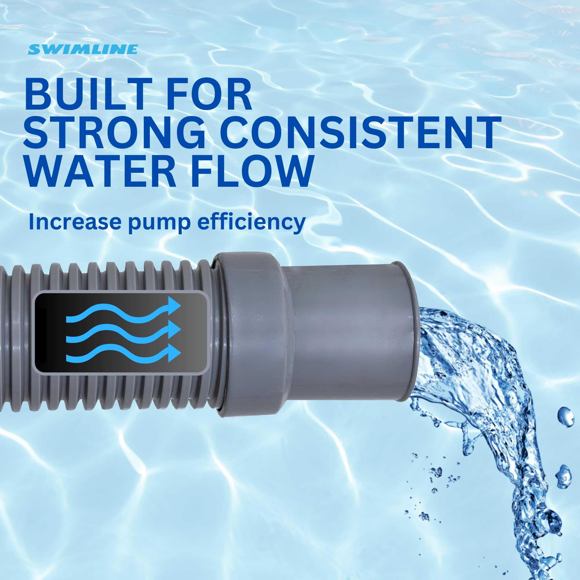 Swimline Hydrotools instalado entre skimmer y bomba mejora flujo