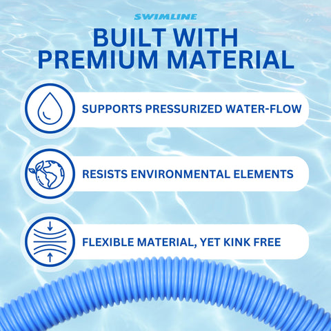 Swimline Hydrotools en uso en piscina, limpieza sin enredos