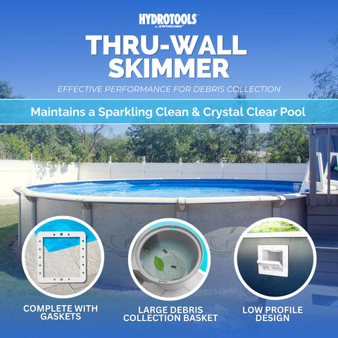 Swimline detalle de la cesta grande que facilita recoger hojas y residuos