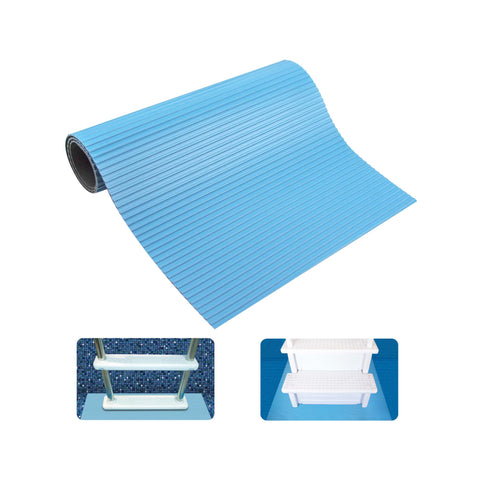 SWIMLINE vista frontal del tapete mostrando ajuste y protección